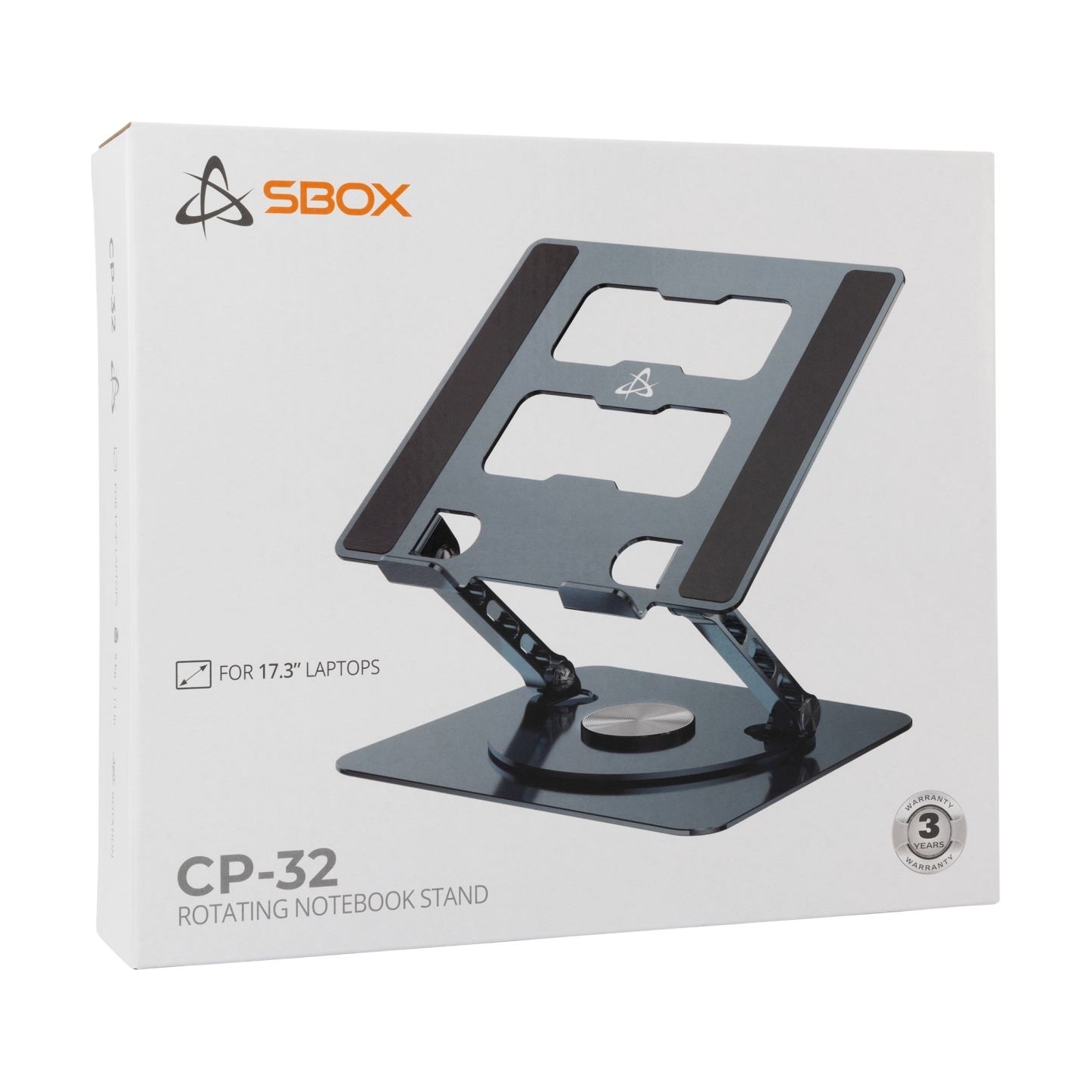 Sbox CP-32 Laptop stand 360 Rotation