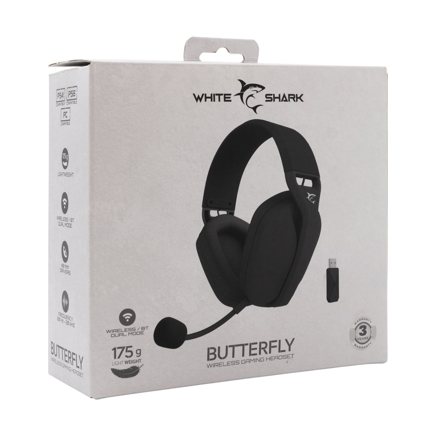 White Shark BUTTERFLY-B WGH-2442, Black