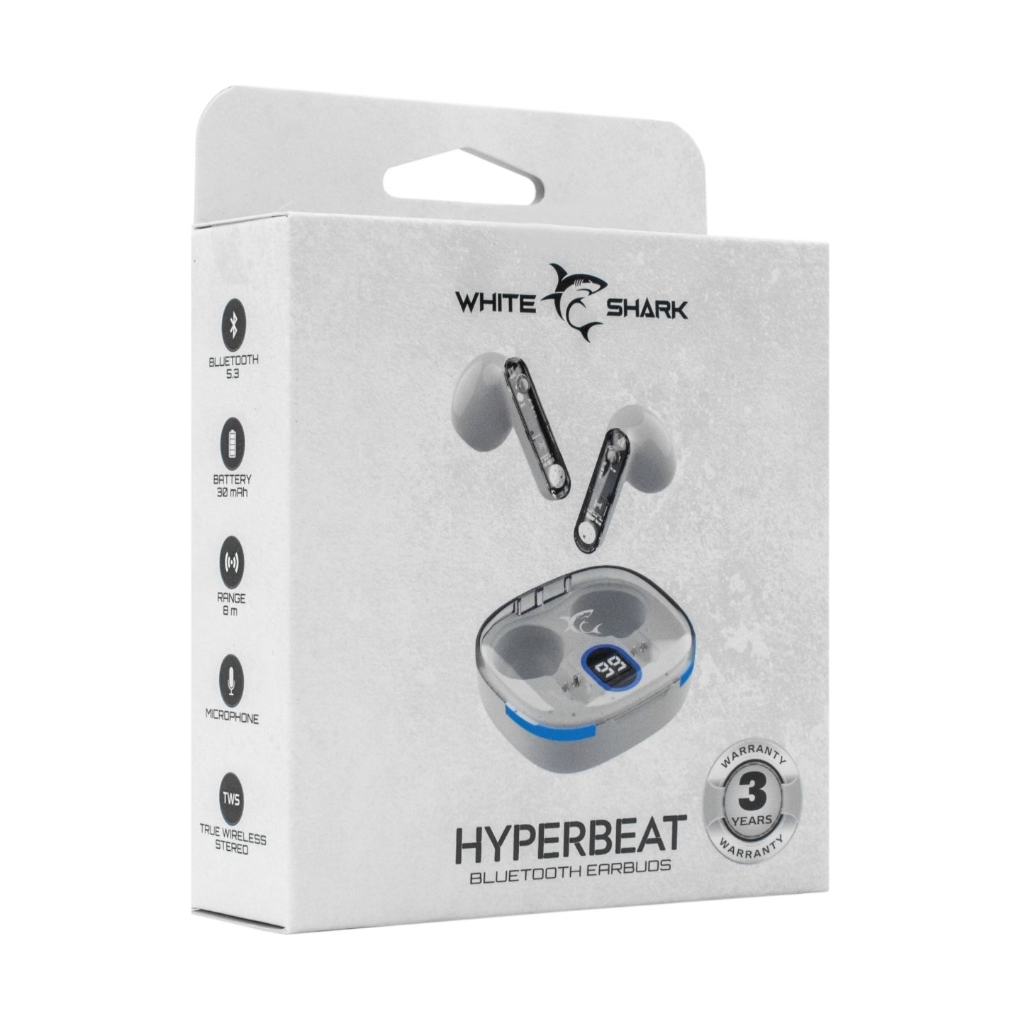White Shark GEB-TWS37 HyperBeat White