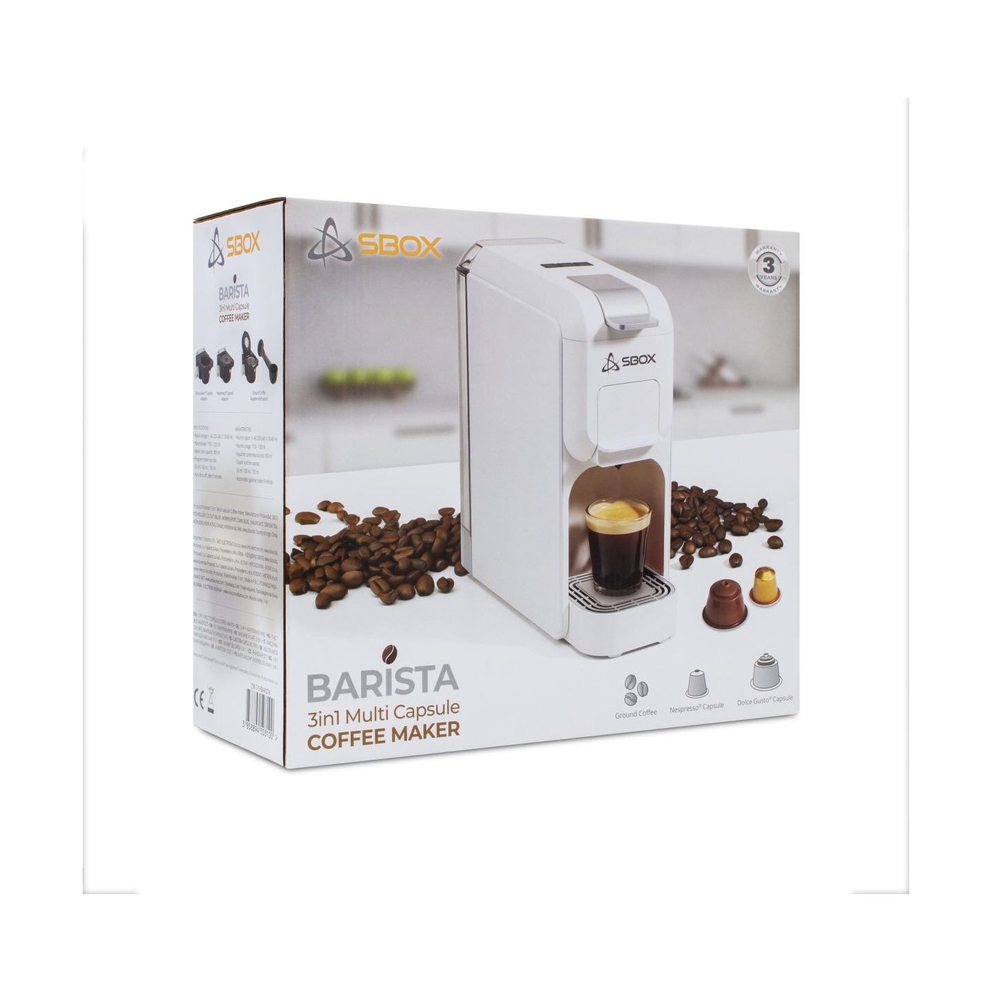 Sbox CM-719 Barista White