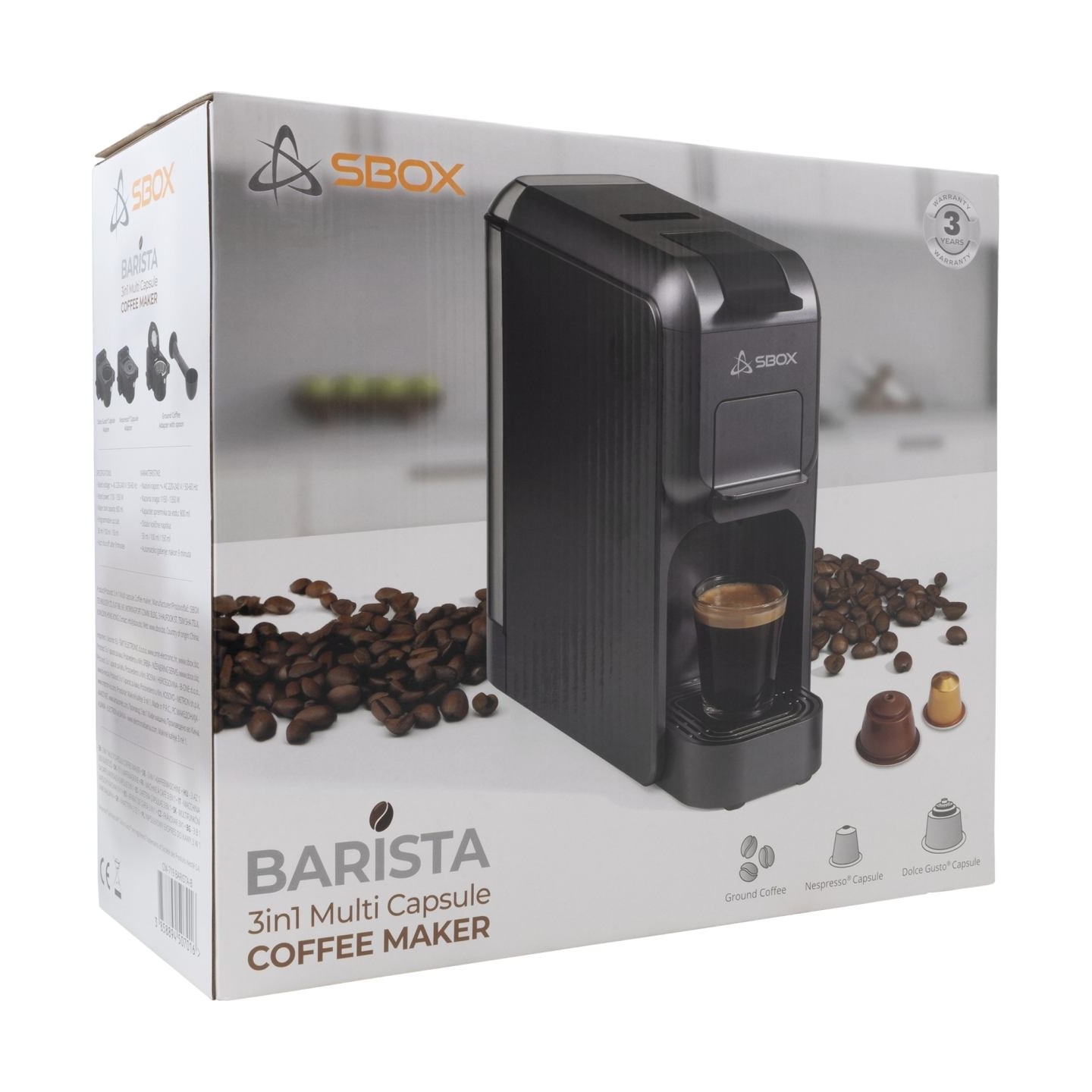 Sbox CM-719 Barista Black