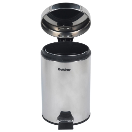 Beldray LA038098SSAFEU7 3 Litre Soft-Close Pedal Bin SS