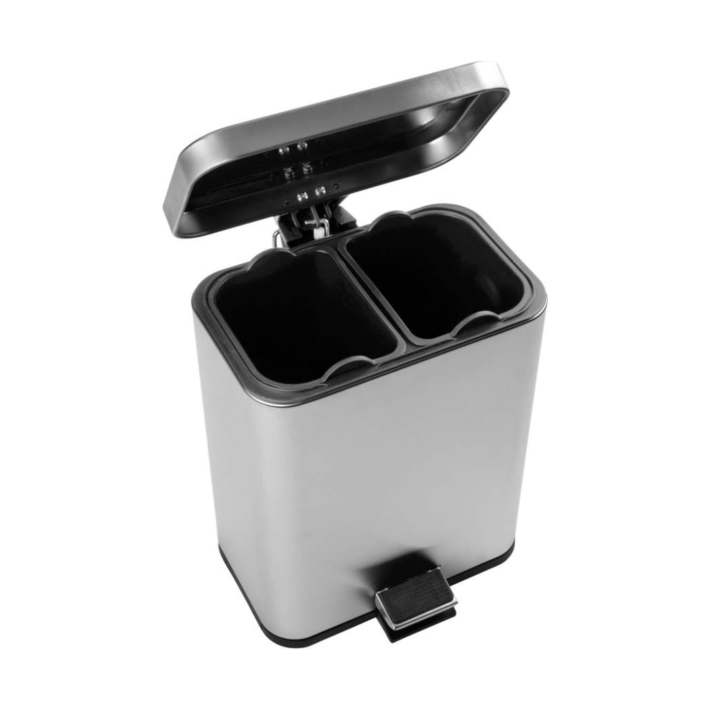 Beldray LA035235SSFEU7 5-Litre Dual Compartment Bin – Stainless Steel