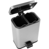 Beldray LA035235SSFEU7 5-Litre Dual Compartment Bin – Stainless Steel