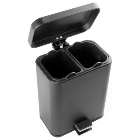 Beldray LA035235BLKFEU7 5-Litre Dual Compartment Bin – Black