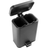 Beldray LA035235BLKFEU7 5-Litre Dual Compartment Bin – Black
