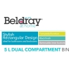 Beldray LA035235BLKFEU7 5-Litre Dual Compartment Bin – Black