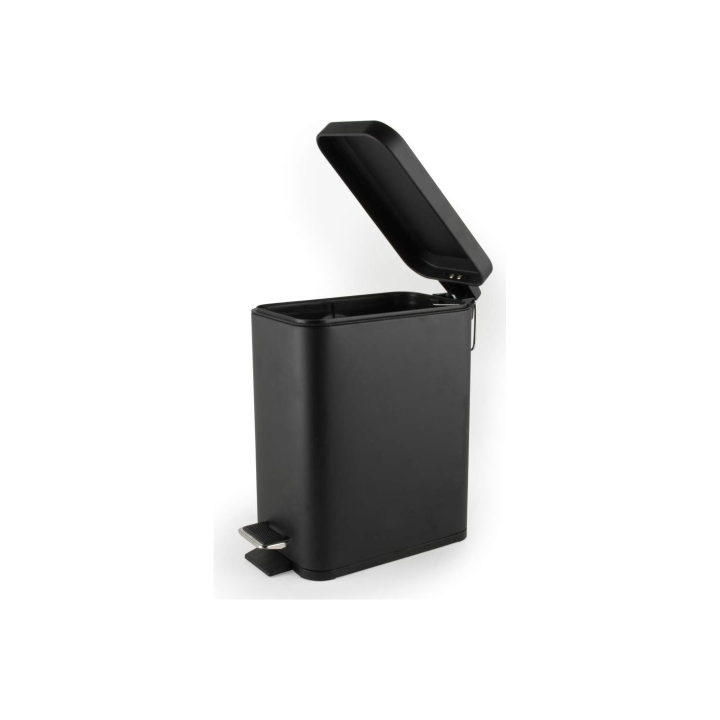 Beldray LA041173BLKPEU7  Slimline Pedal Bin 5 Litre, Black