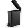 Beldray LA041173BLKPEU7  Slimline Pedal Bin 5 Litre, Black