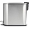 Beldray LA036683SSPEU7 Slimline D-Shaped Pedal Bin  5-Litre, Silver