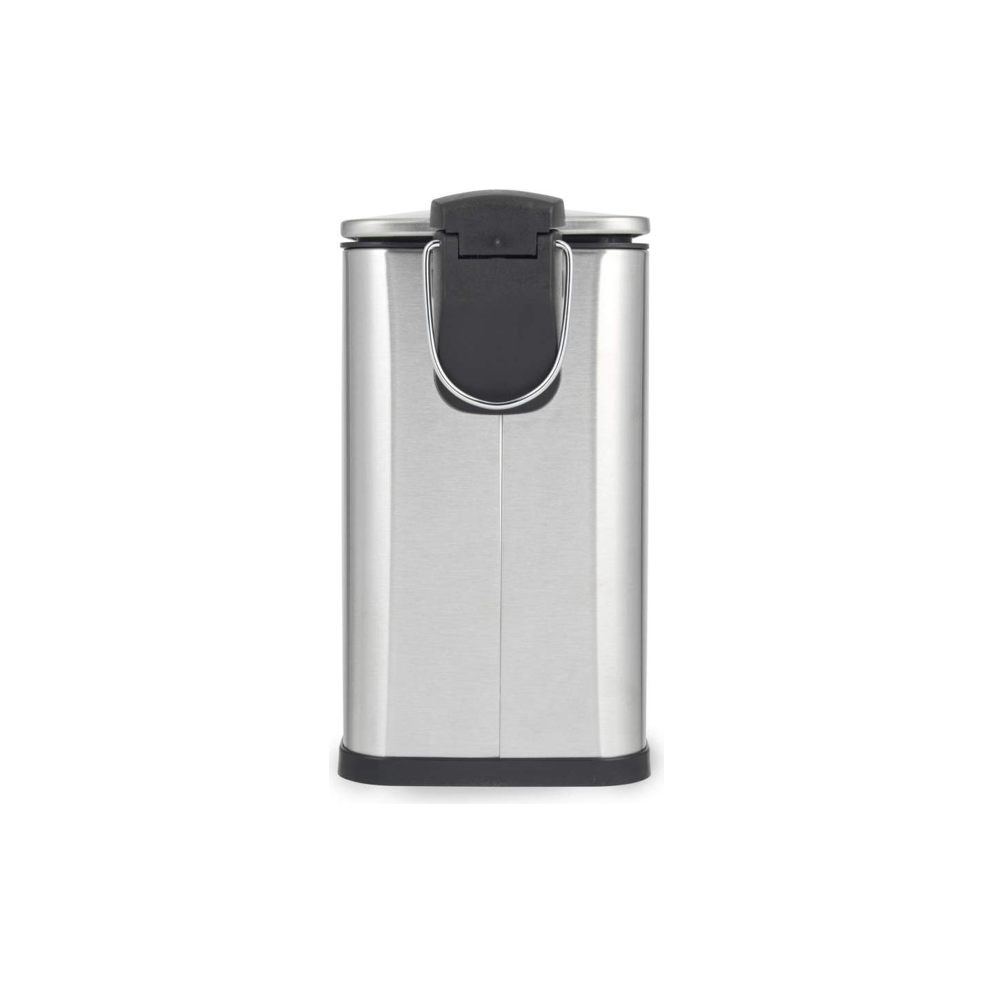 Beldray LA036683SSPEU7 Slimline D-Shaped Pedal Bin  5-Litre, Silver