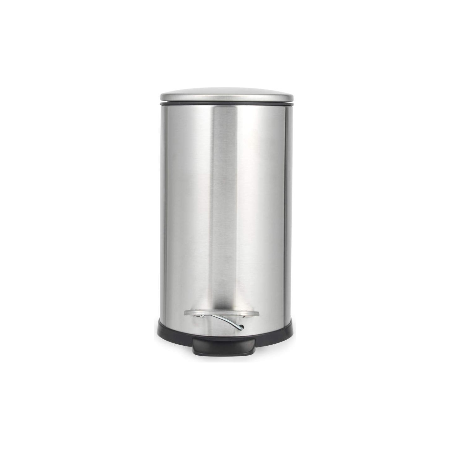 Beldray LA036683SSPEU7 Slimline D-Shaped Pedal Bin  5-Litre, Silver