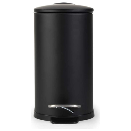 Beldray LA036690BLKPEU7  Slimline D-Shaped Pedal Bin  5-Litre, Black