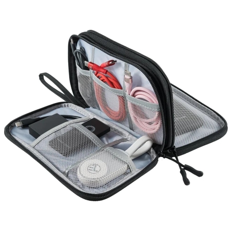 Tellur Universal travel cable organiser Black
