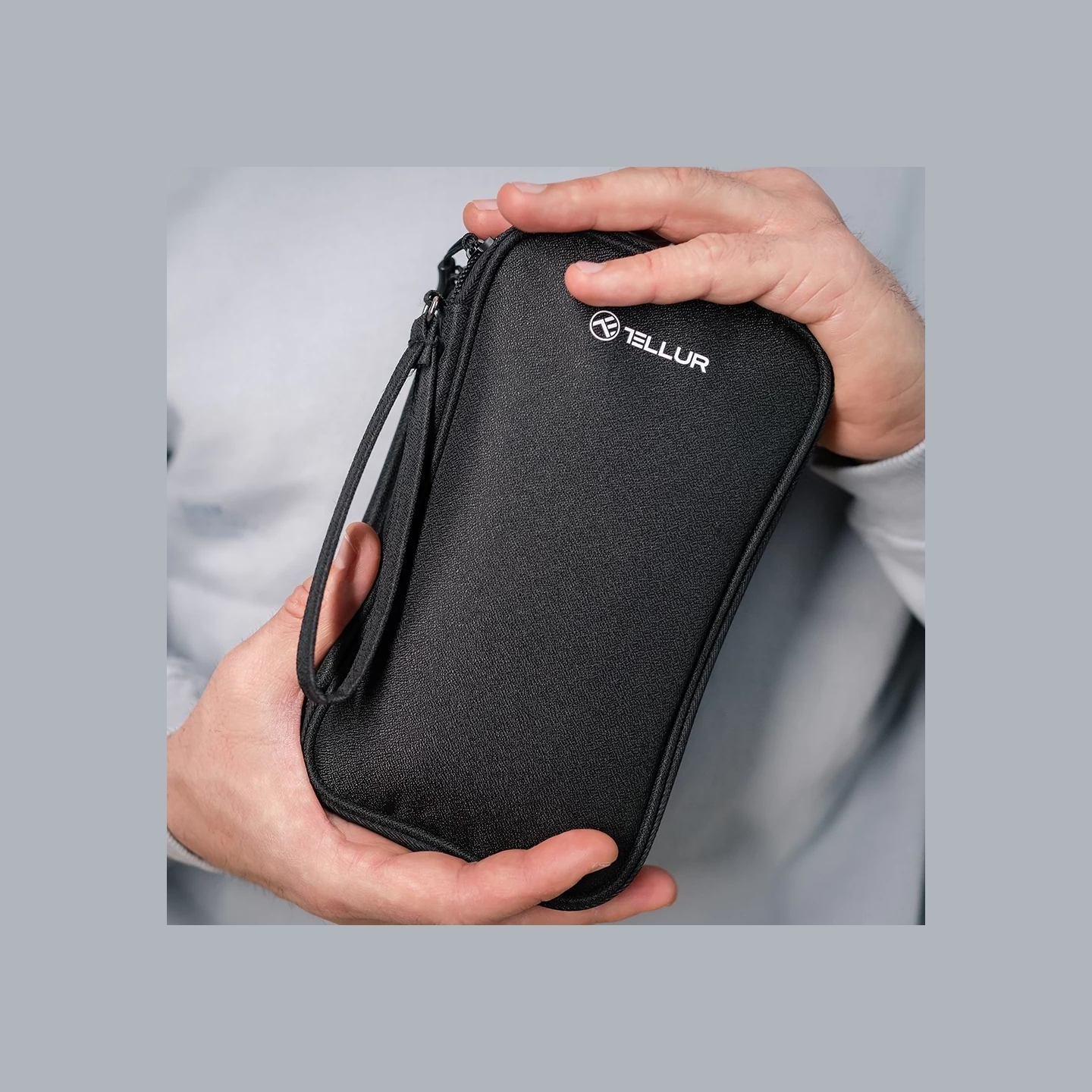 Tellur Universal travel cable organiser Black