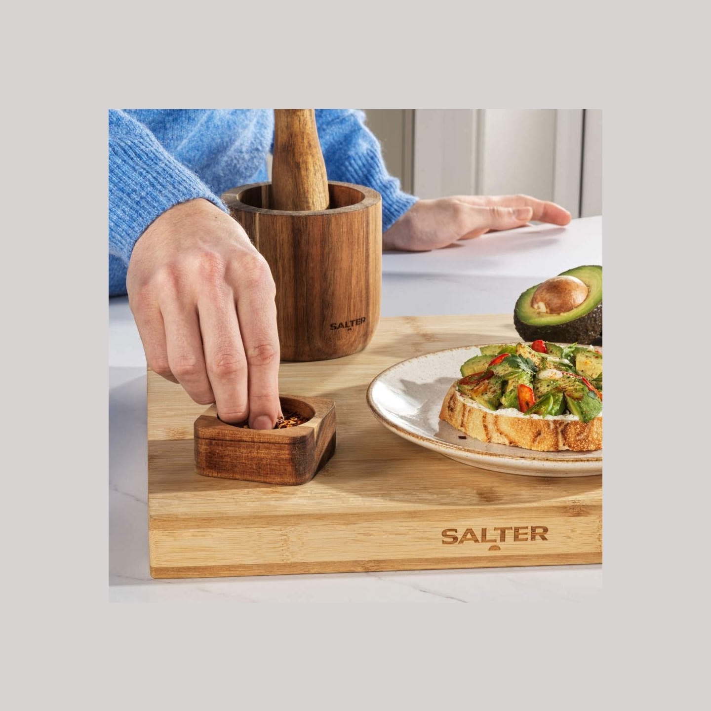 Salter BW127821EU7 Toronto Salt & Pepper Pinch Pots