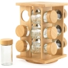 Salter BW14238 Bamboo Rotating Spice Rack