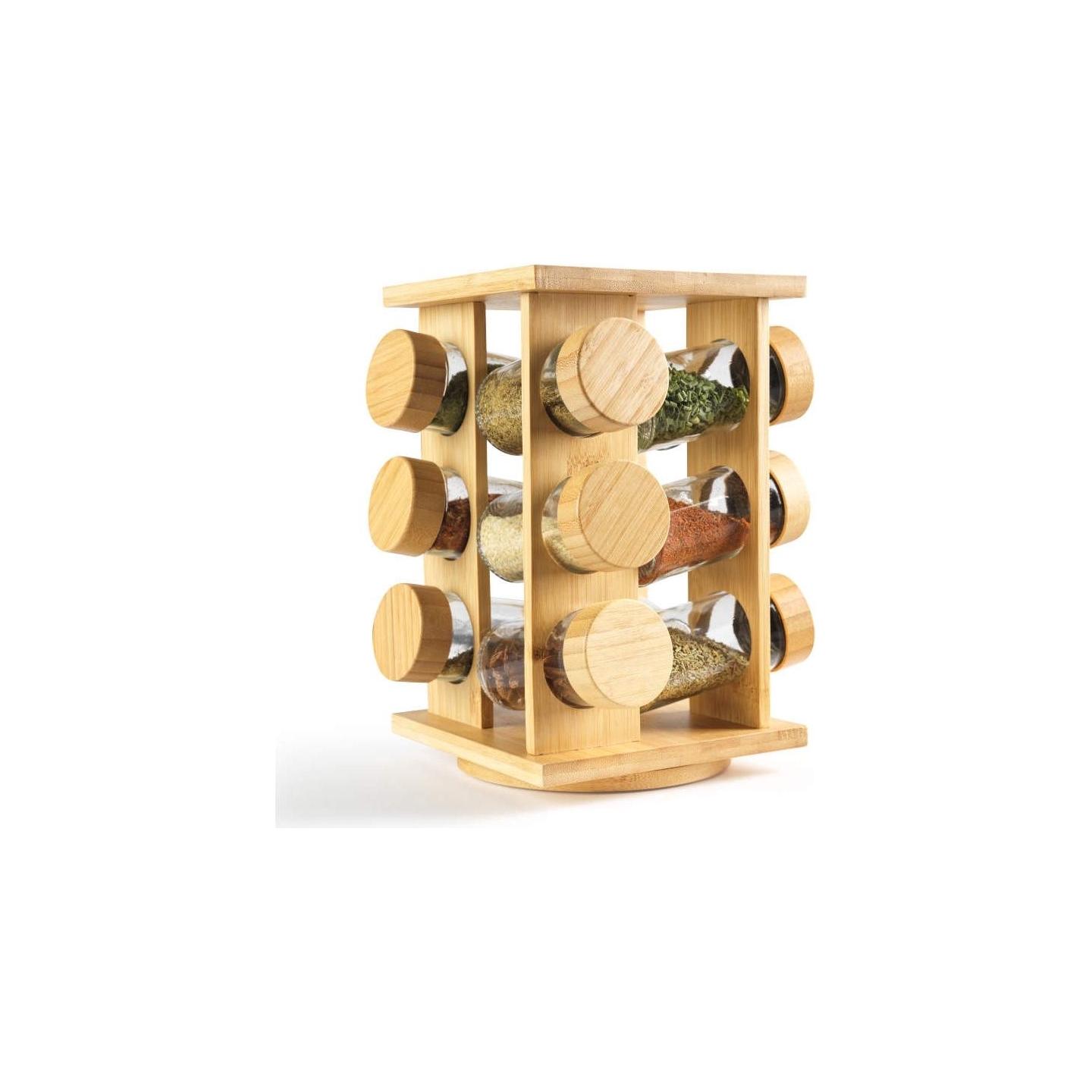Salter BW14238 Bamboo Rotating Spice Rack