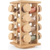 Salter BW127771 Bamboo Rotating Spice Rack