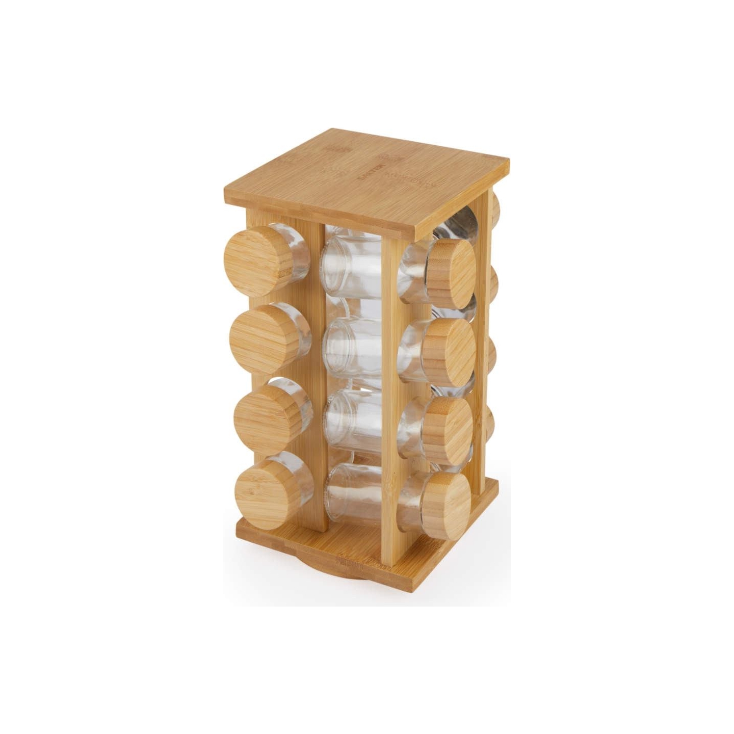 Salter BW127771 Bamboo Rotating Spice Rack