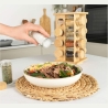 Salter BW127771 Bamboo Rotating Spice Rack