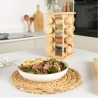Salter BW127771 Bamboo Rotating Spice Rack