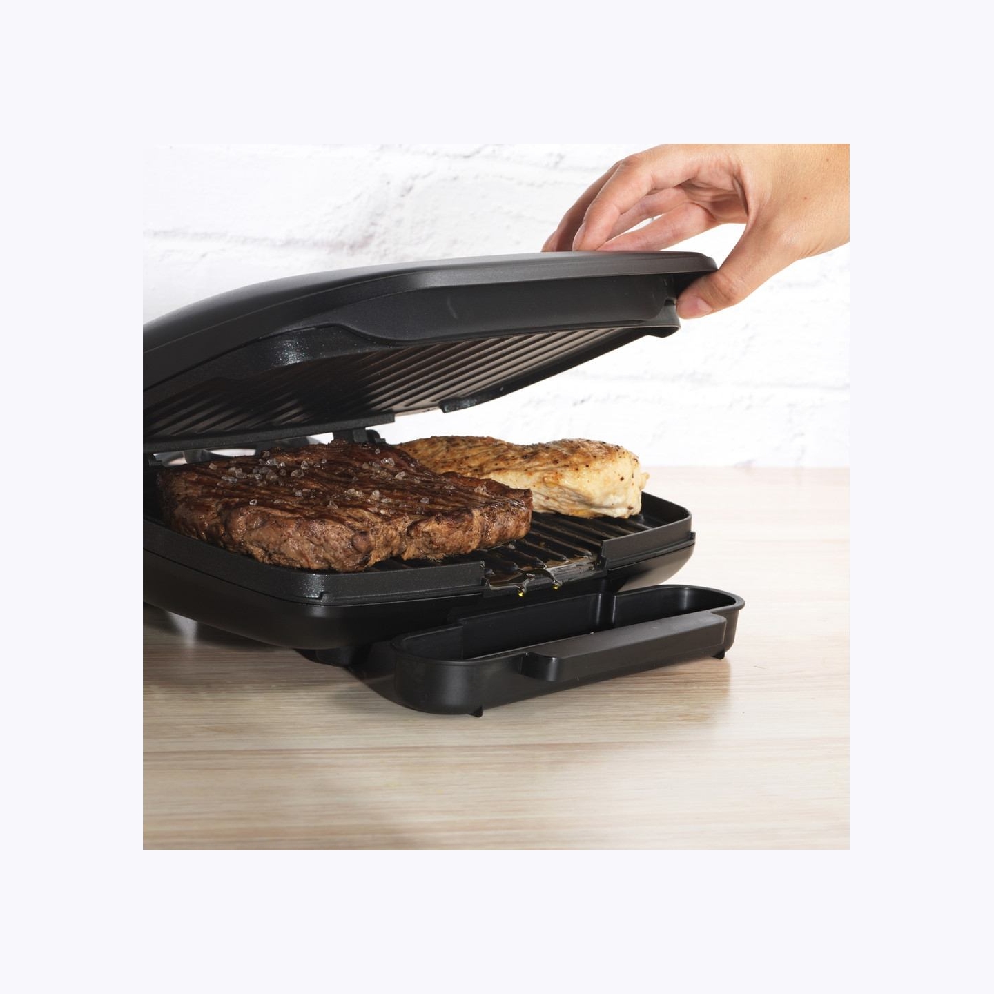 Petra PT4366MBLKVDE Health grill black