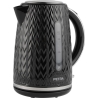 Petra PT3864BLKVDEEU10 Chevron Jug Kettle black
