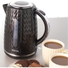 Petra PT3864BLKVDEEU10 Chevron Jug Kettle black