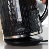 Petra PT3864BLKVDEEU10 Chevron Jug Kettle black