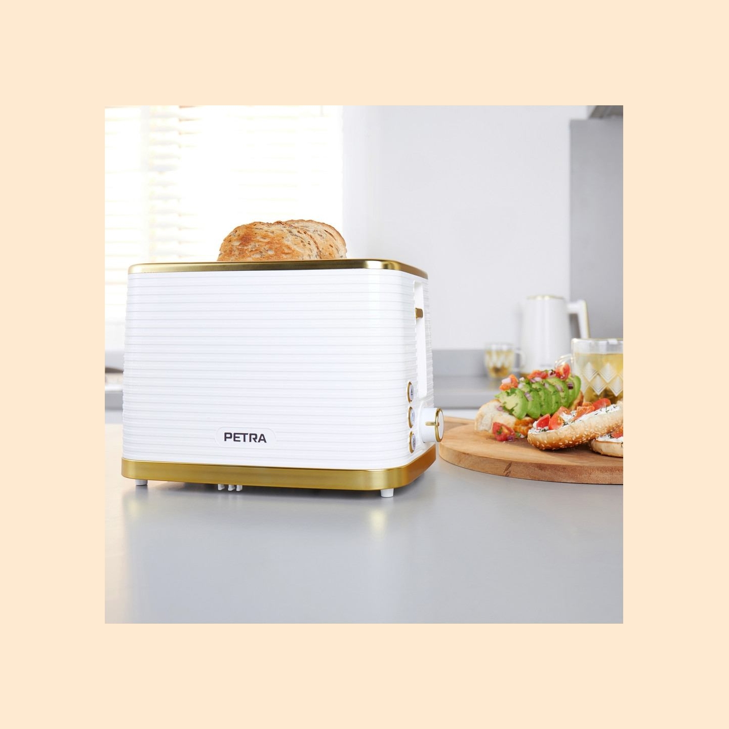 Petra PT5032WVDE Palermo 2 slice toaster