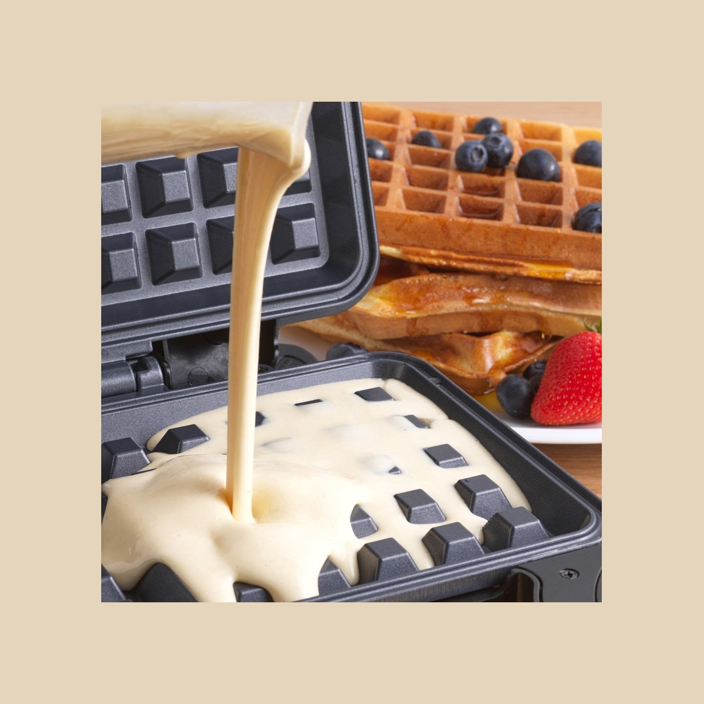 Petra PT2249TFVDE Deep Fill Waffle maker