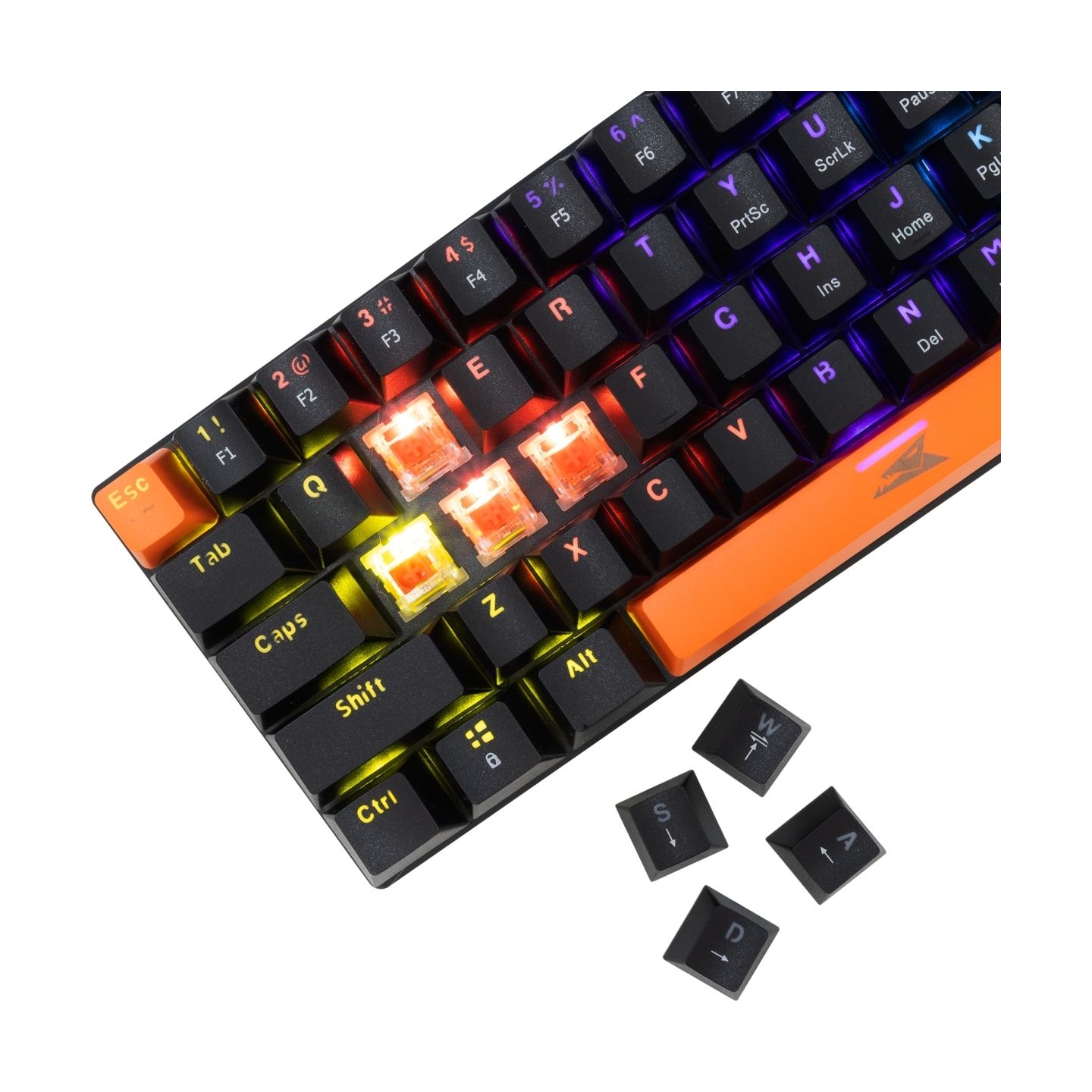Baracuda BGK-03111 Dolphin Black US Mechanical Red Switches