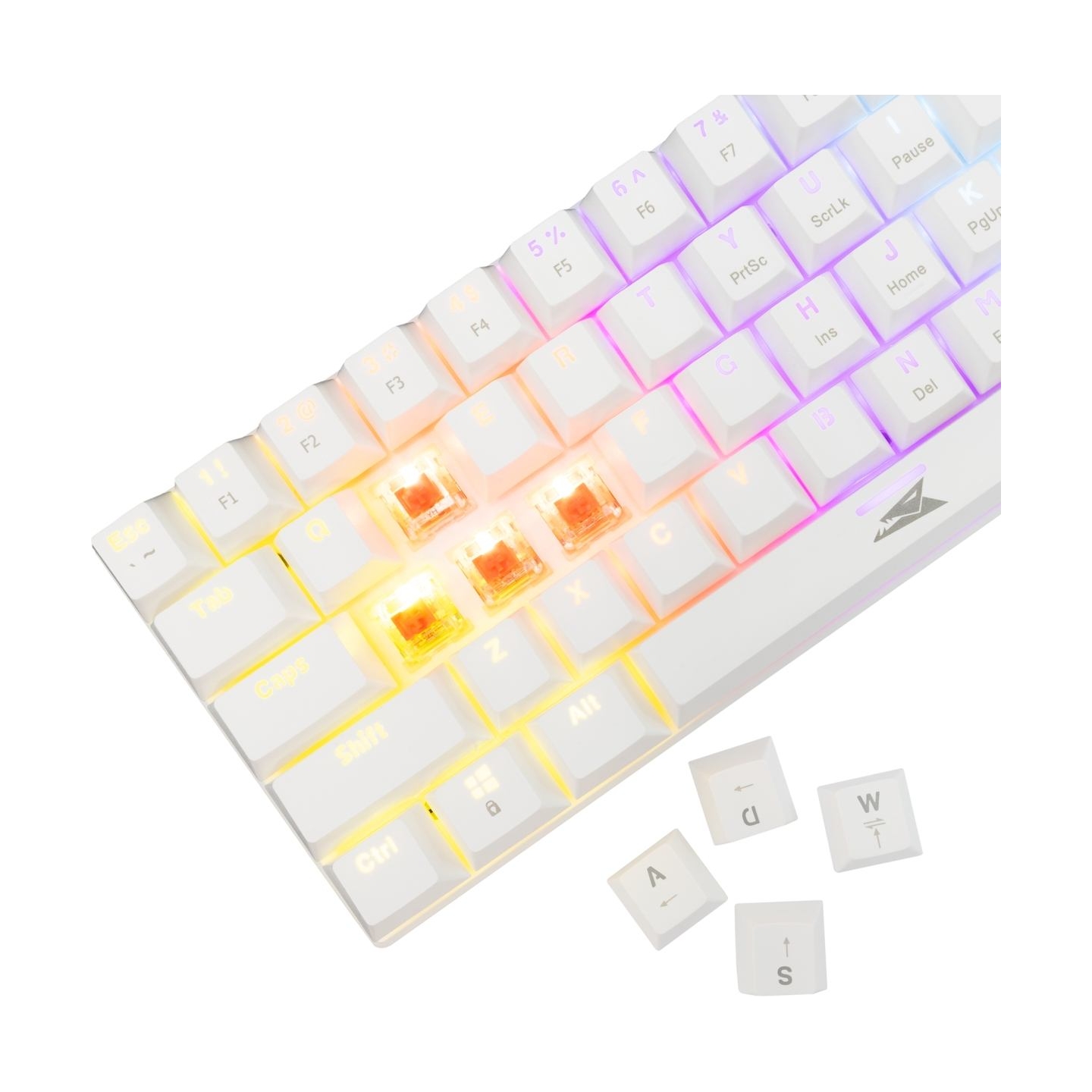 Baracuda BGK-03211 Dolphin White US Mechanical Red Switches