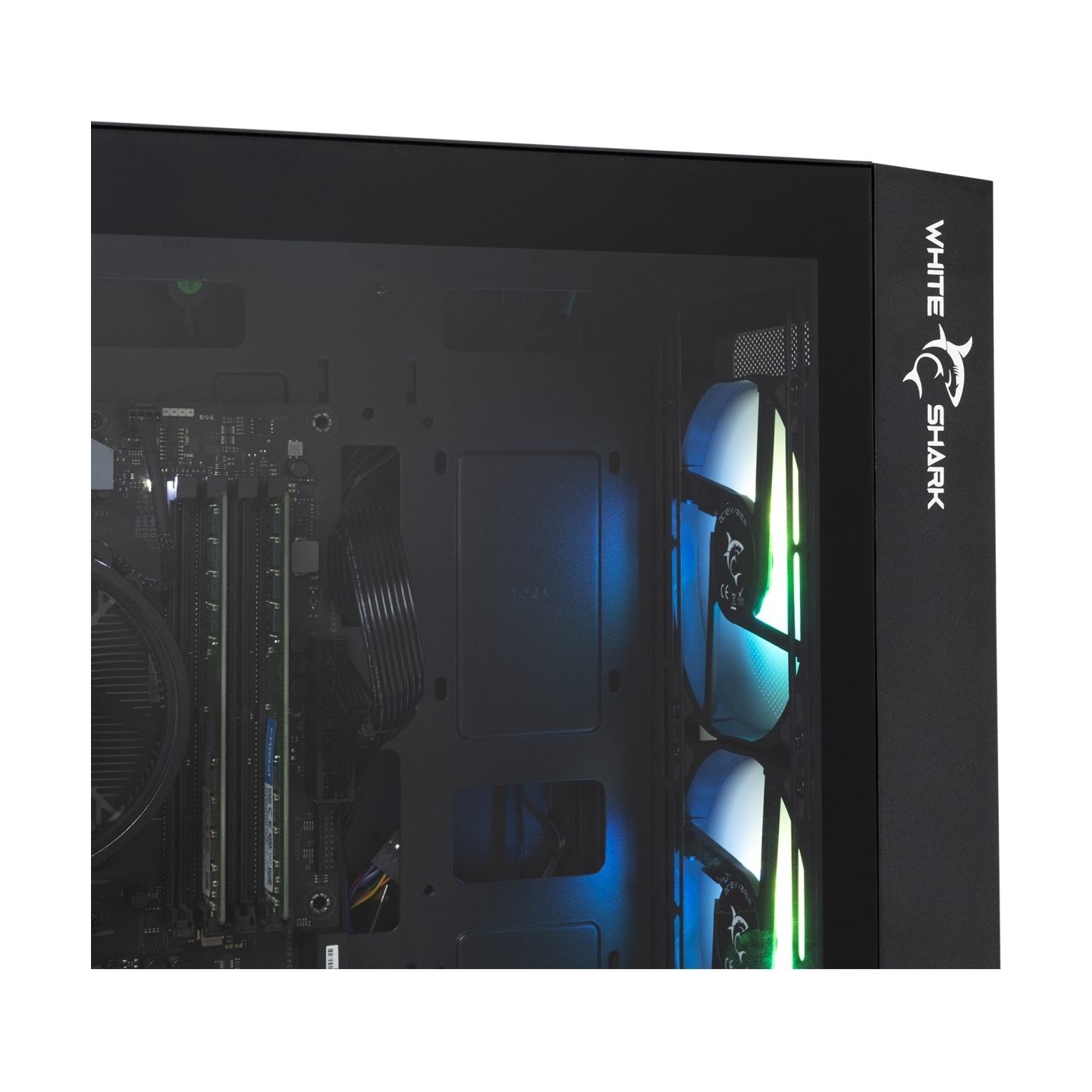White Shark GCC-2401 Warhead-3 Black 4 Fans 12cm RGB