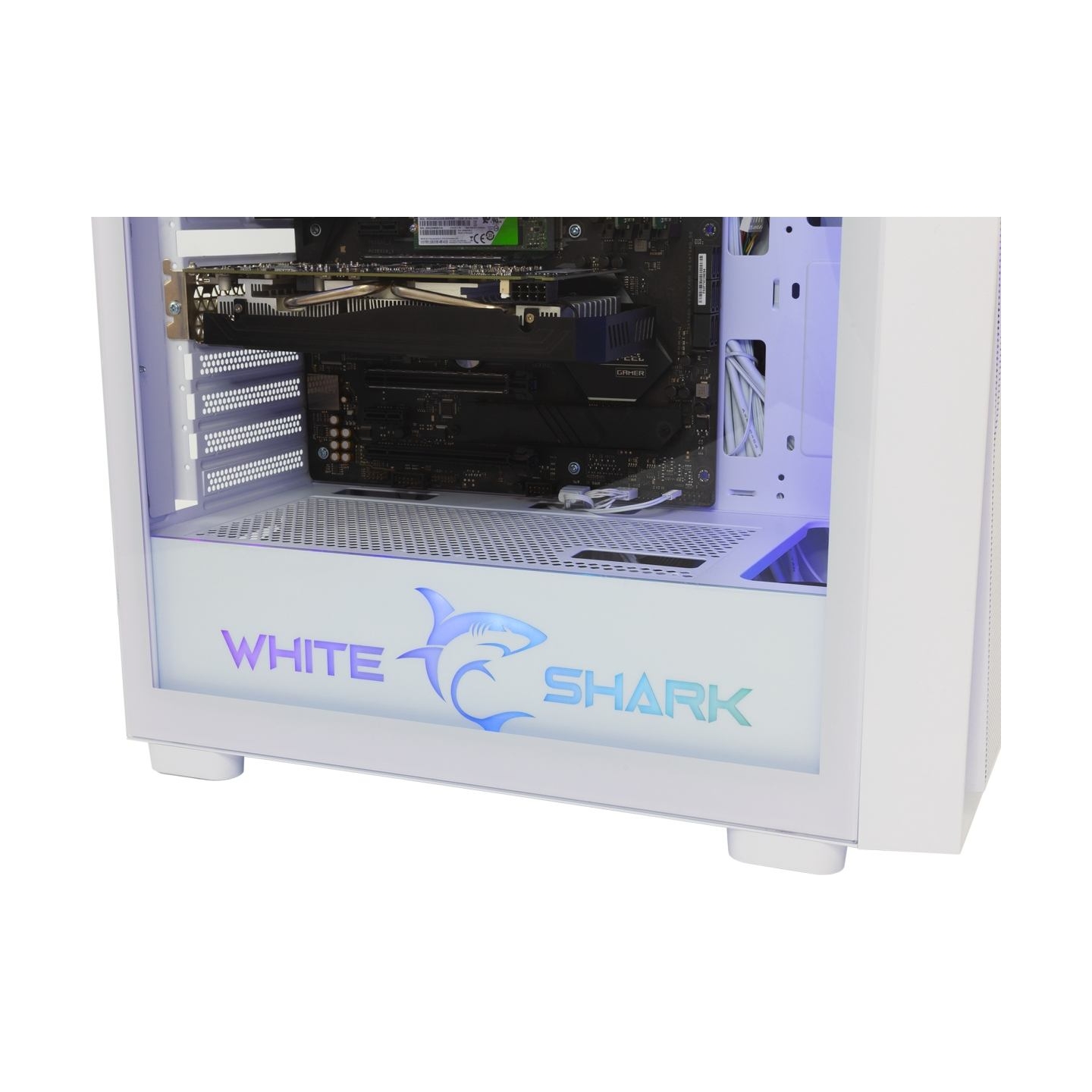 White Shark GCC-2401 Warhead-3 White 4 Fans 12cm RGB