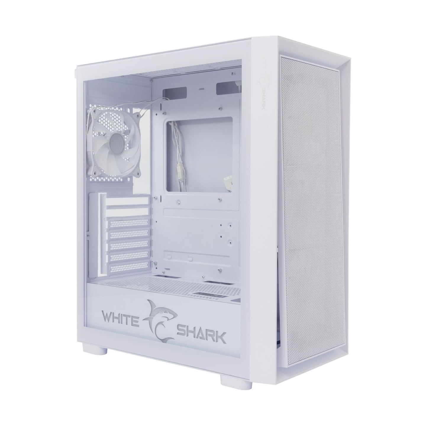 White Shark GCC-2401 Warhead-3 White 4 Fans 12cm RGB