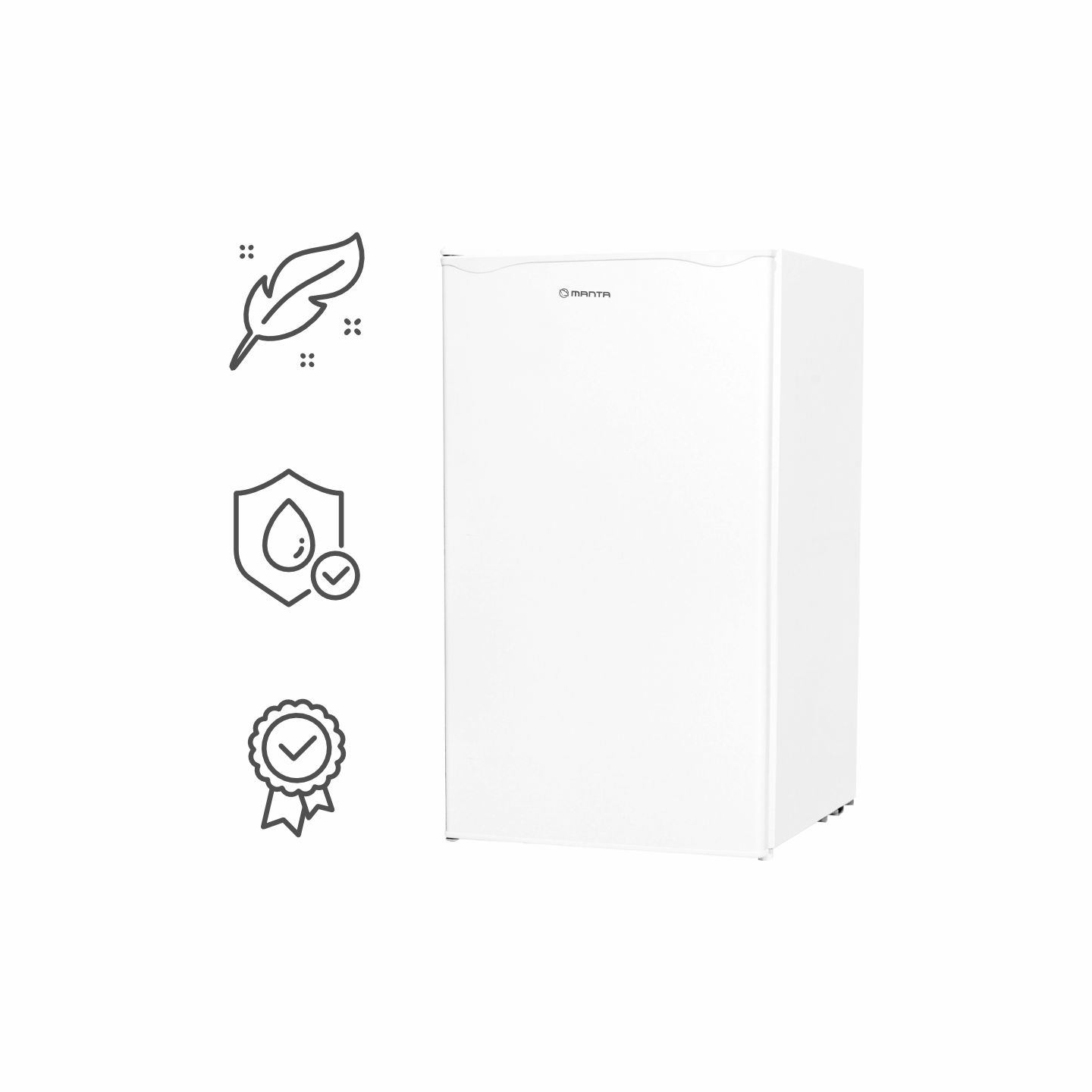 Manta MM520PW Fridge 91L White