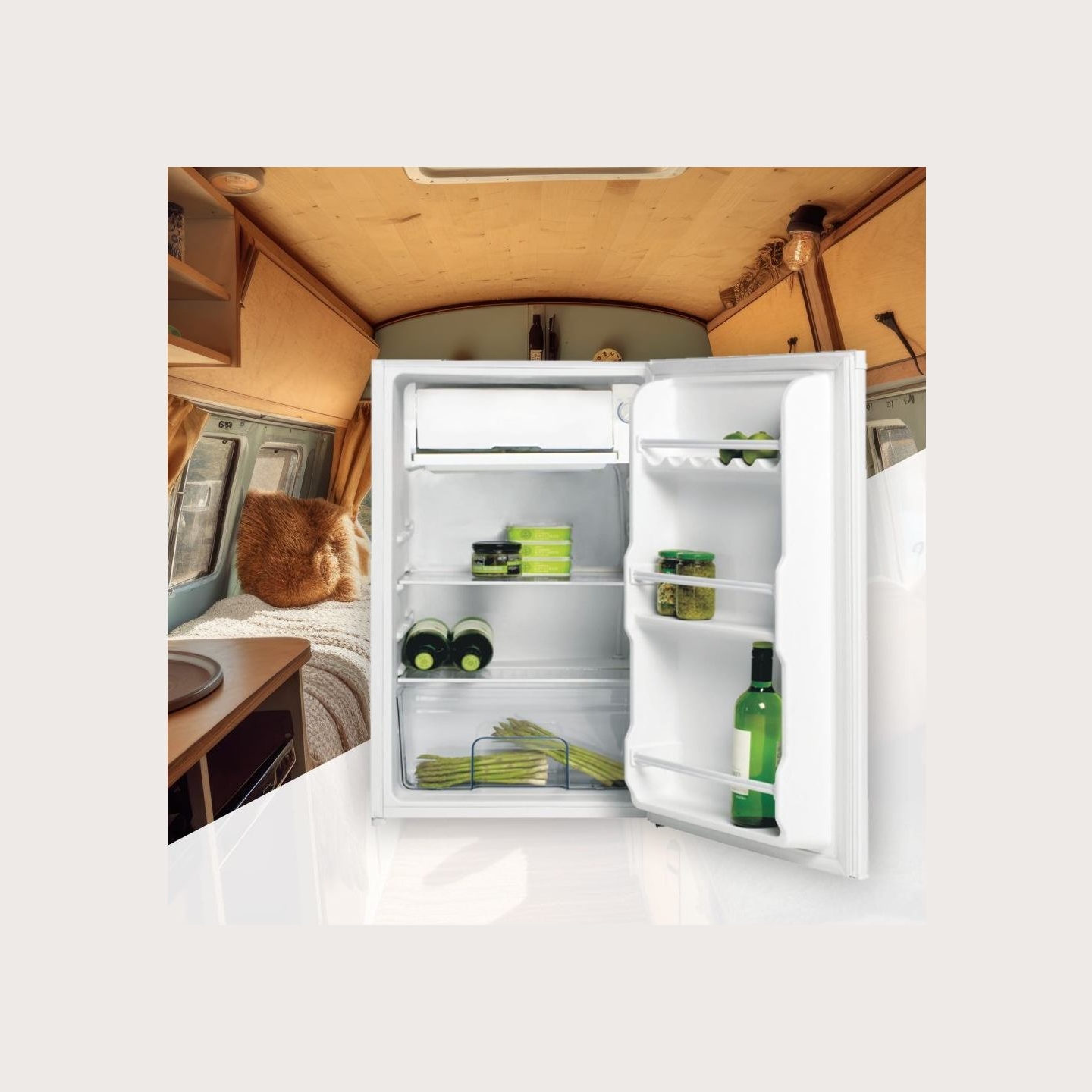 Manta MM520PW Fridge 91L White