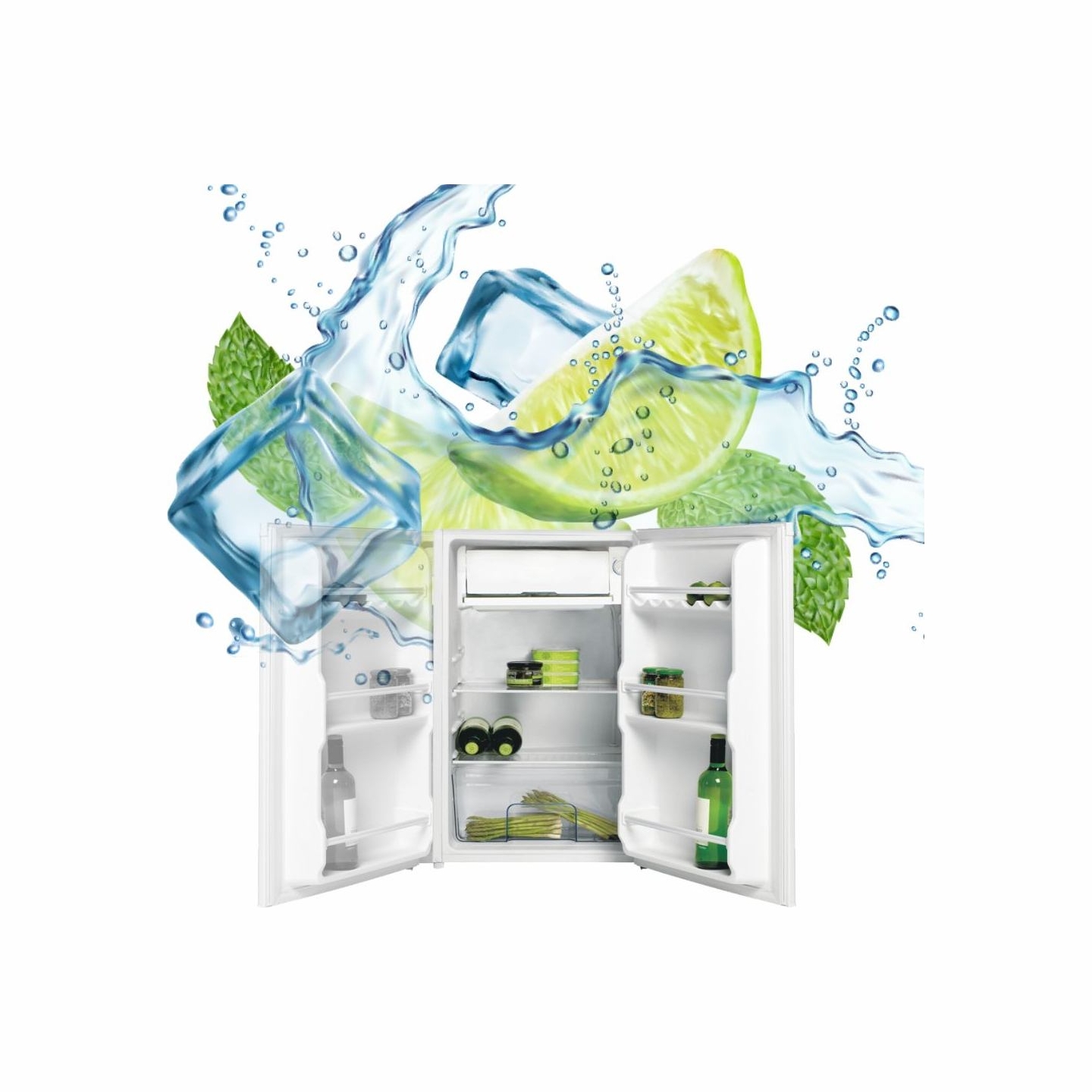 Manta MM520PW Fridge 91L White
