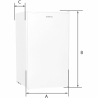 Manta MM520PW Fridge 91L White