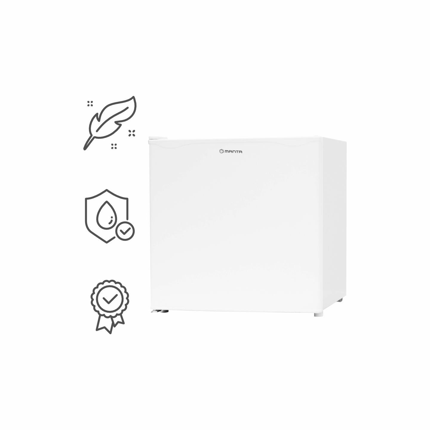 Manta MM515PWH Fridge 46L White