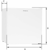 Manta MM515PWH Fridge 46L White
