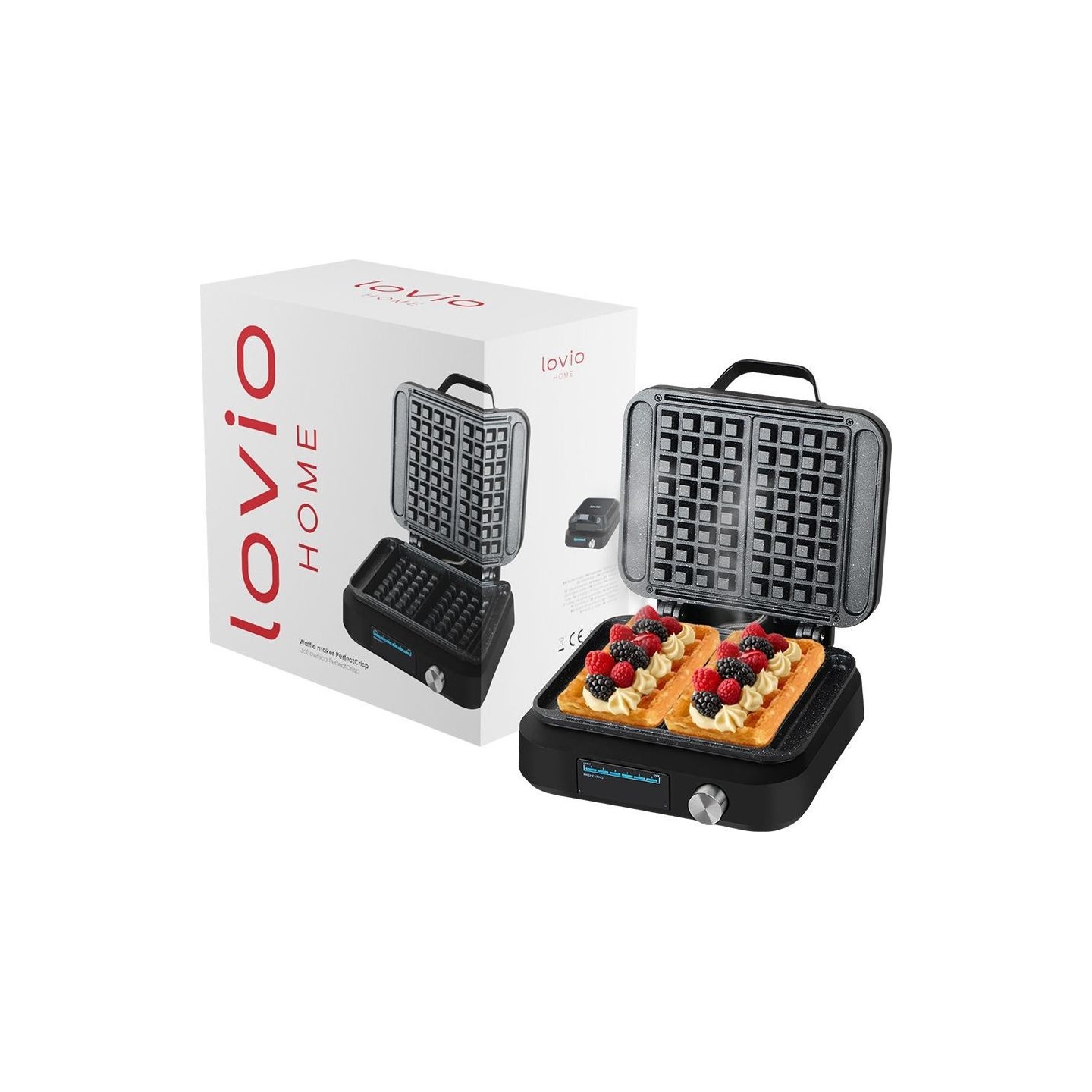 Lovio LVWF002BK Waffle Maker 1500W Black