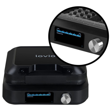Lovio LVWF002BK Waffle Maker 1500W Black