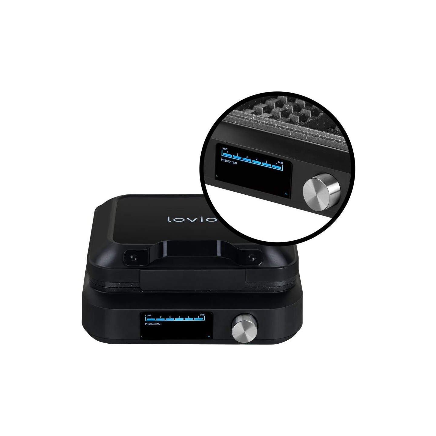 Lovio LVWF002BK Waffle Maker 1500W Black
