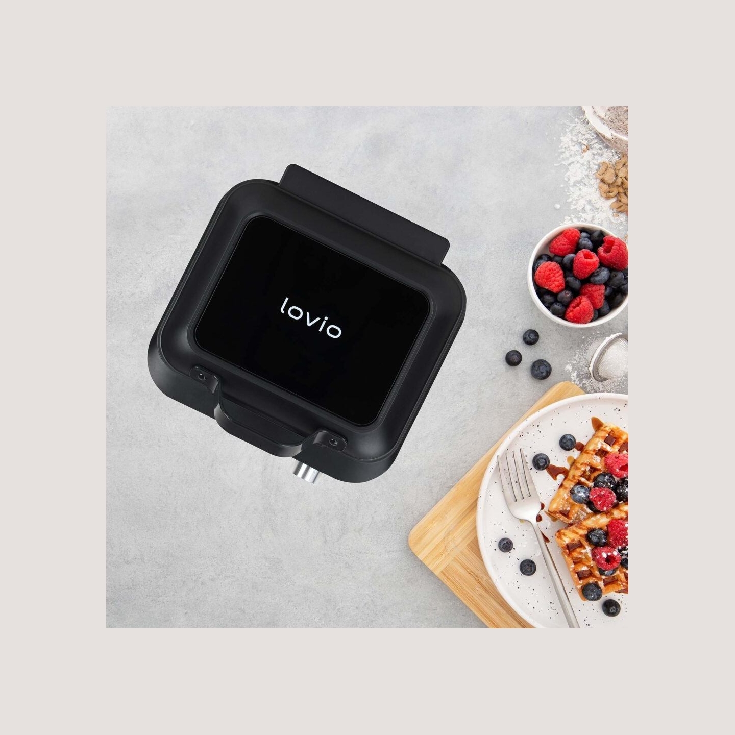 Lovio LVWF002BK Waffle Maker 1500W Black