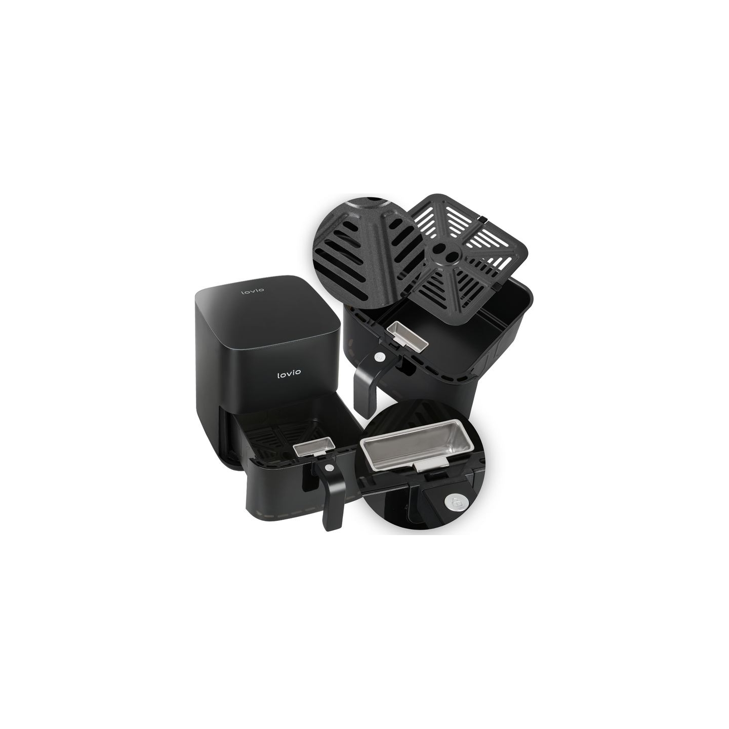 Lovio LVAF001BK PureFry 5L Black