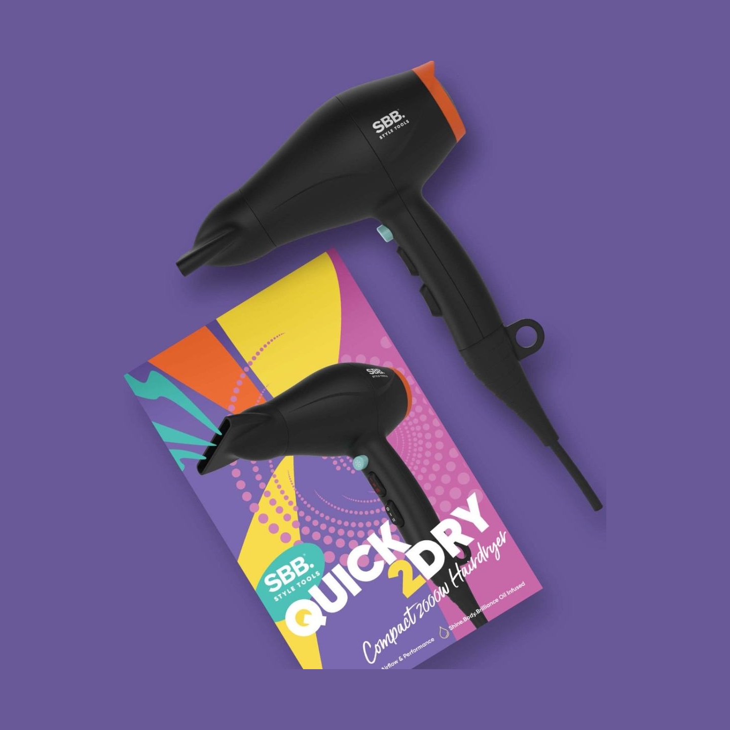 Sbb. SBDR-4000-EU Compact Size Hair Dryer