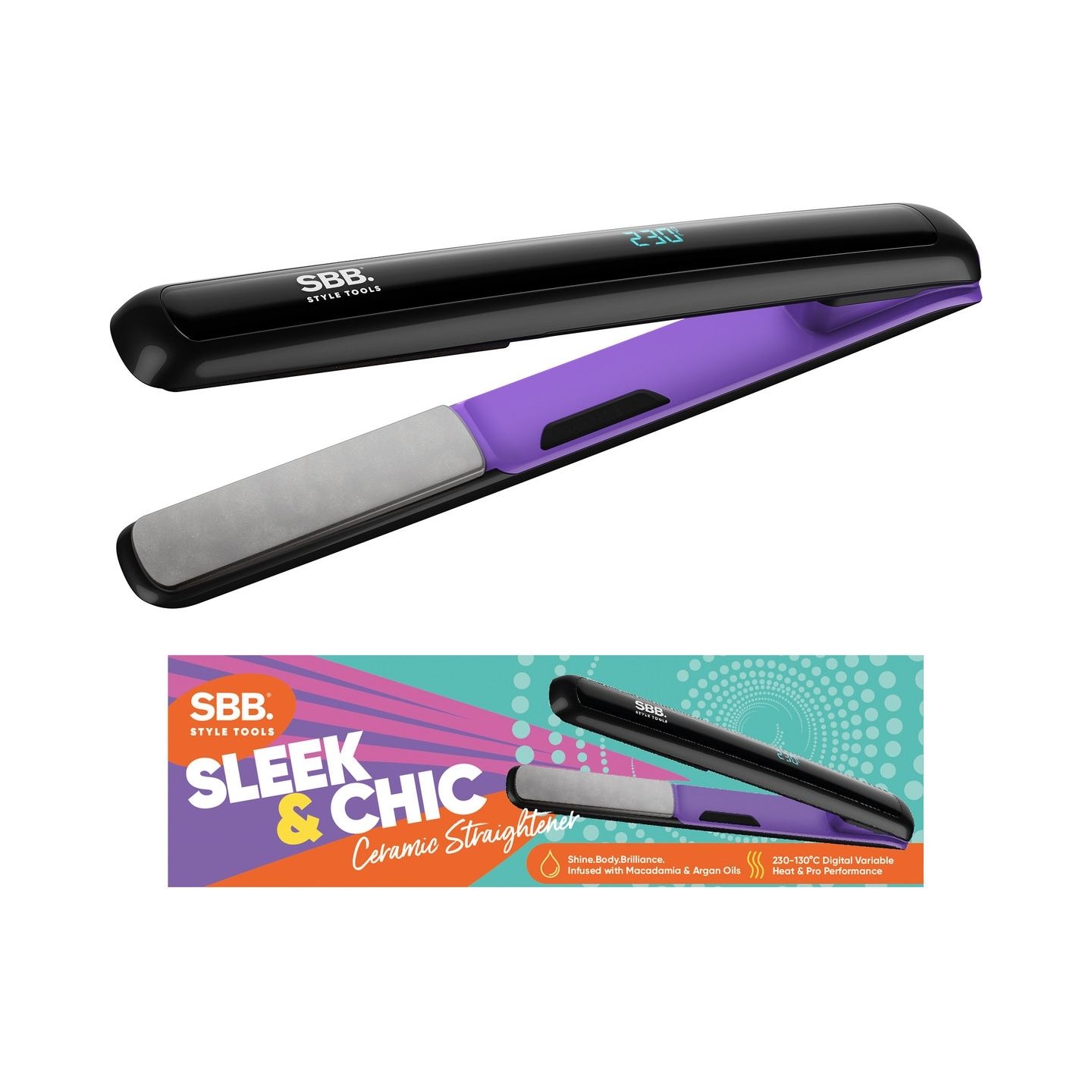 Sbb. SBST-1000-EU Full Size Digital Straightener